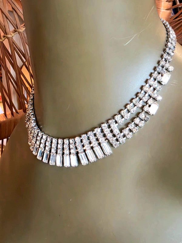 Vintage 50's Rhinestone Necklace