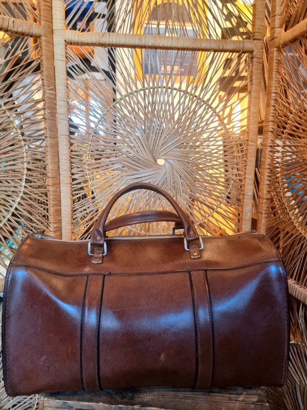 Vintage 60's / 70's Holdall Weekend Bag