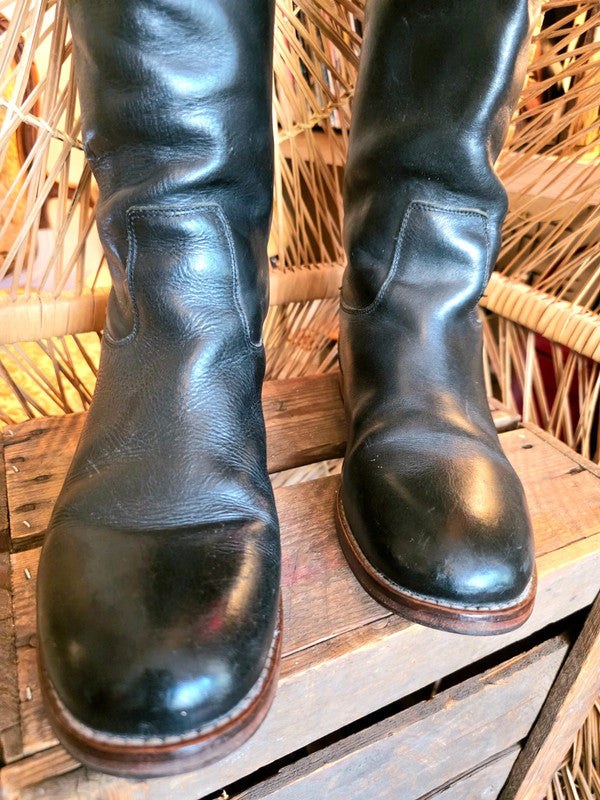 Vintage Shabbies Amsterdam Knee High Leather Boots