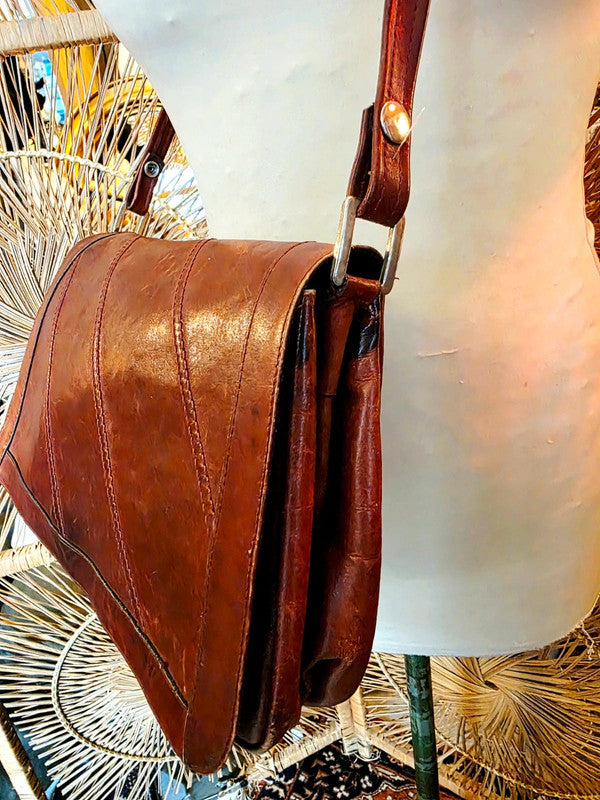 Vintage 70's / 80's Leather Shoulder Bag