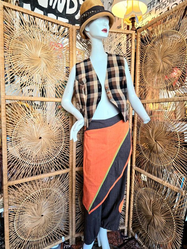 Vintage 90's Chaitanya Front Wrap Trousers