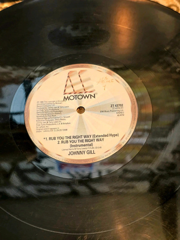 Johnny Gill – Rub You The Right Way Vinyl Record