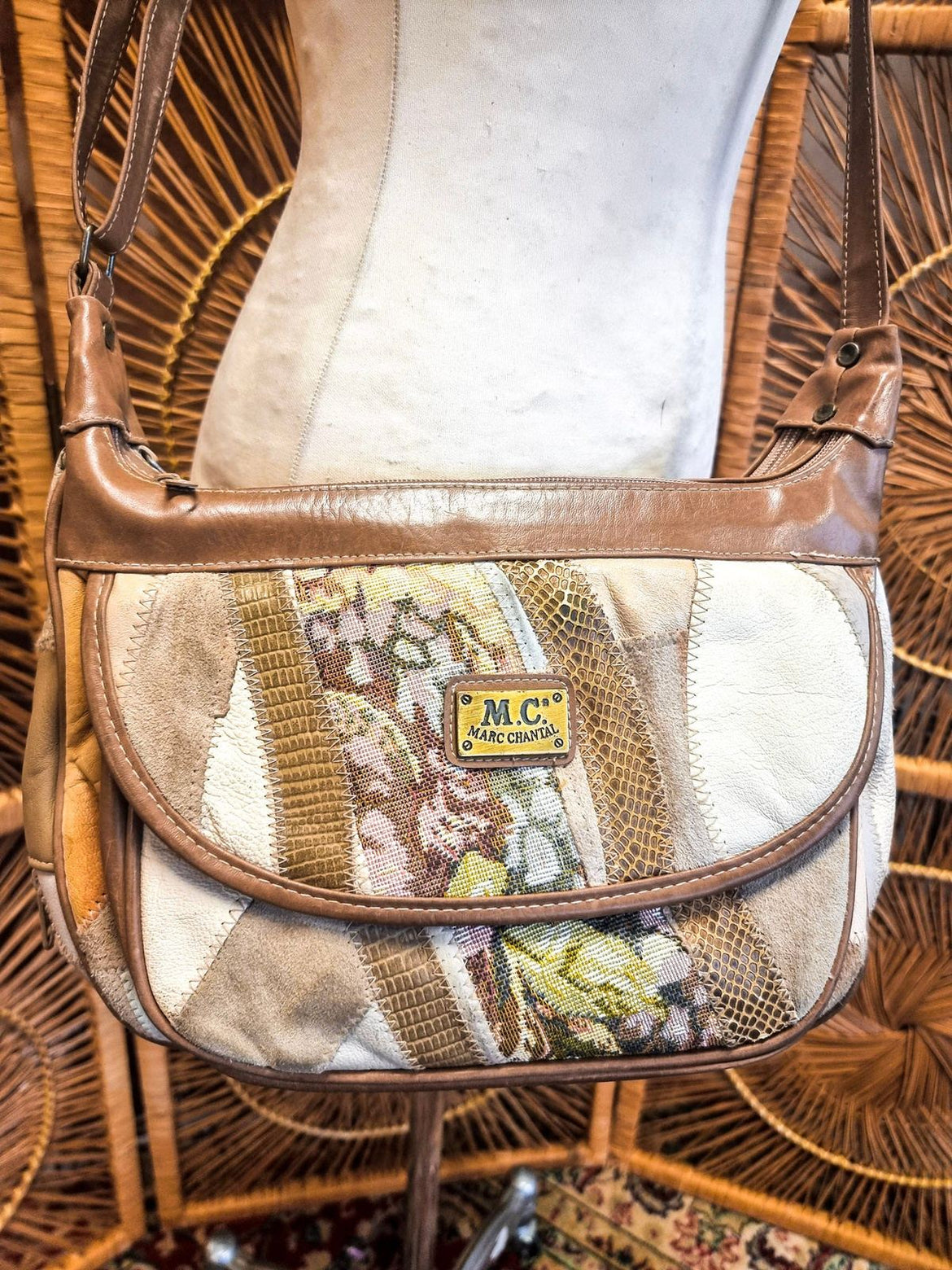 Vintage 1980s Marc Chantal Shoulder Bag – Yatva - Main Image