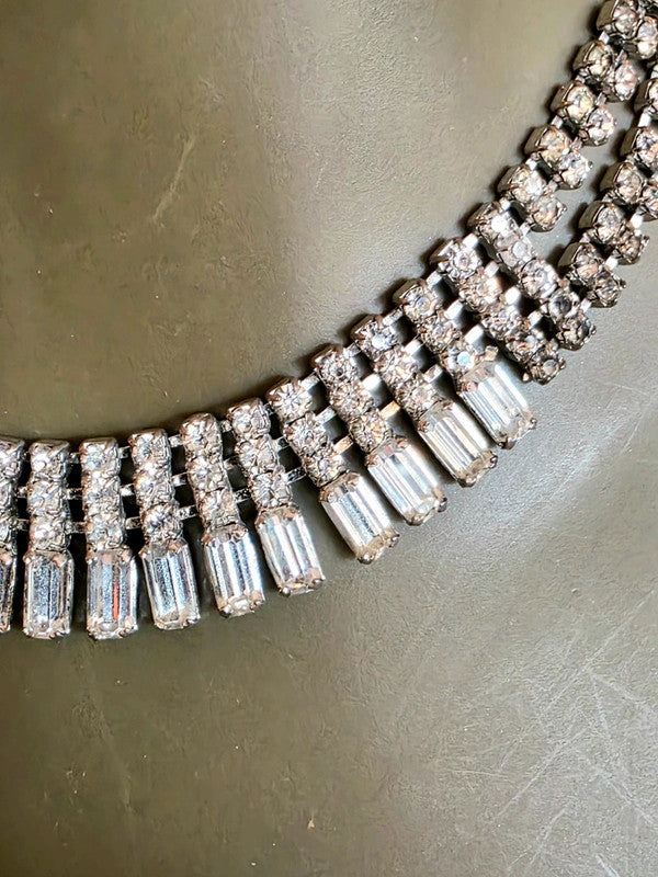 Vintage 50's Rhinestone Necklace