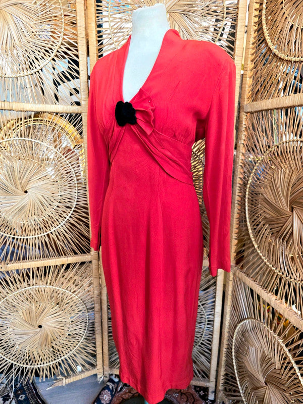 Vintage 80's Thierry Mugler Cocktail Dress