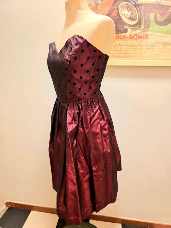 Vintage 90's Monique Brouns Strapless Dress