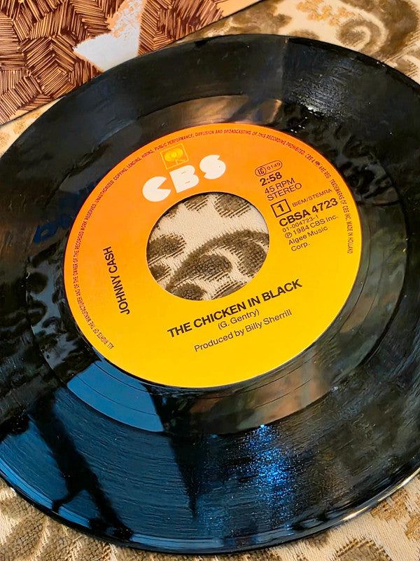 Johnny Cash – The Chicken In Black Vinyl Record