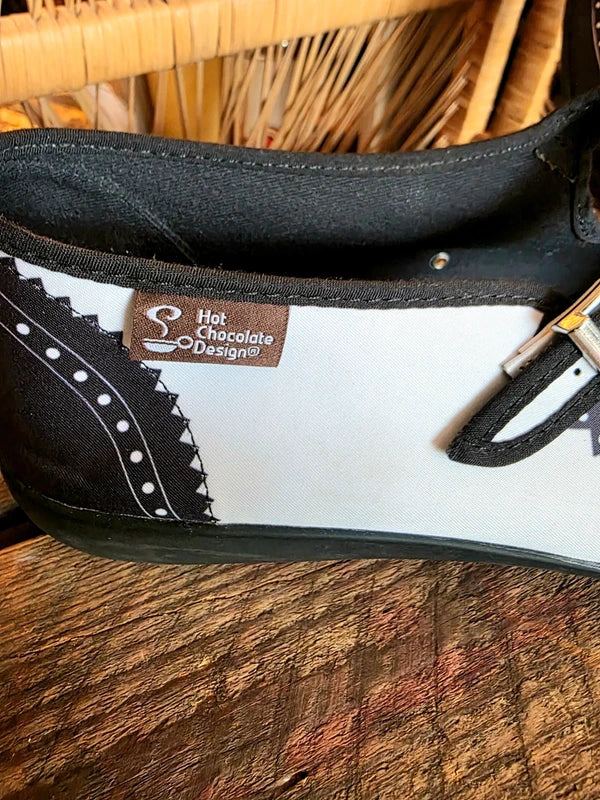 Vintage Y2K Hot Chocolate Design Ballerina Shoes