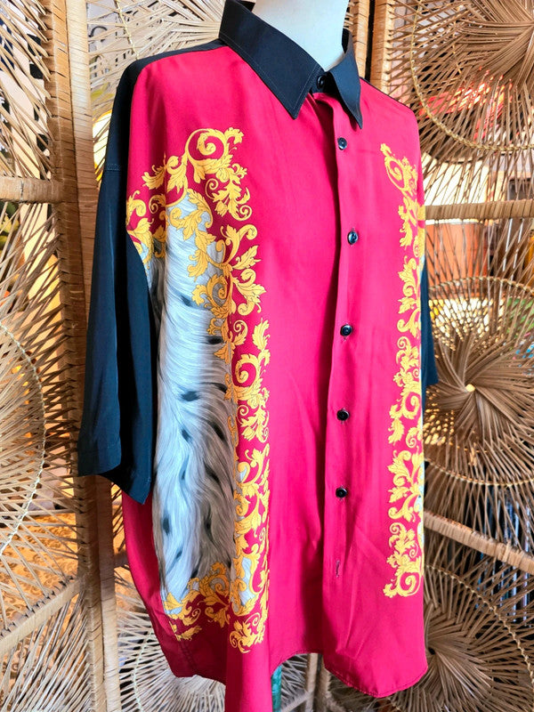 Vintage 80´s Azue Oversize Shirt