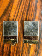 Vintage 1980s Art Deco style Clip On Earrings