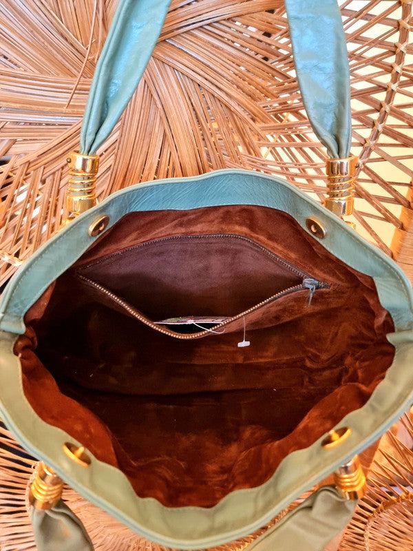 Vintage 60's Leather Hand Bag