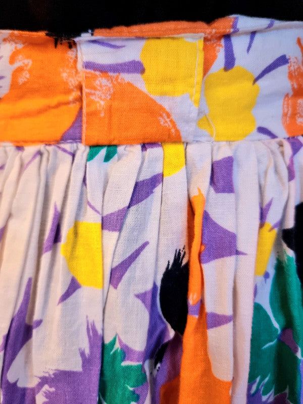 Vintage 80's Floral Skirt
