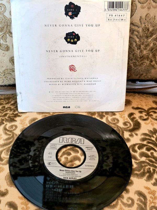 Rick Astley – Never Gonna Give You Up Vinyl Record