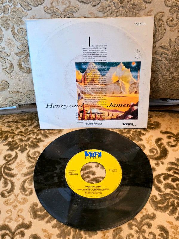 Dave Stewart & Barbara Gaskin – I'm In A Different World Vinyl Record