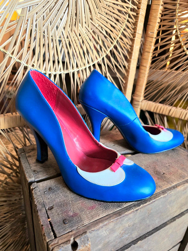Retro Pin Up Couture Heel Shoes