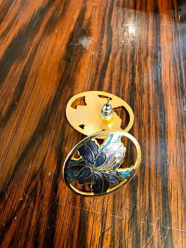 Deadstock Brand New Vintage 80s Pierced Earrings