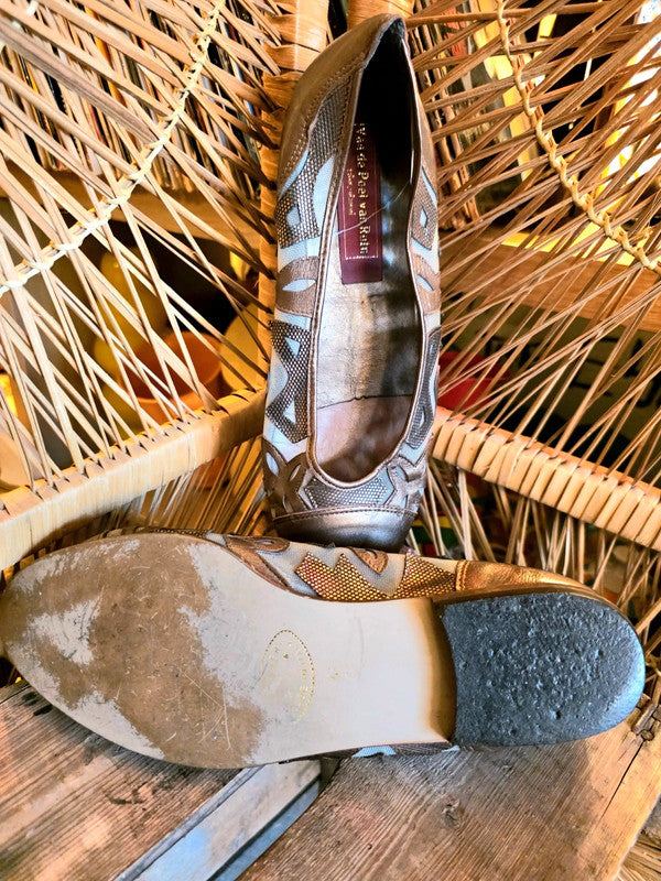 Vintage Van De Poel Van Ruth Flat Shoes
