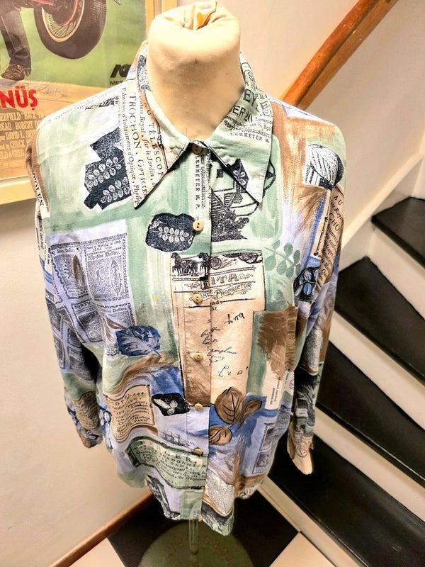 Vintage 1990's Print Shirt