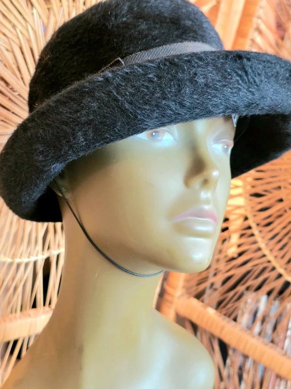 Vintage Fur Felt Bowler Hat