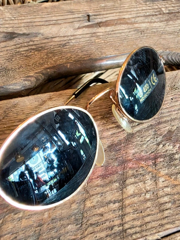 Deadstock Brand New Oval Sunglasses
