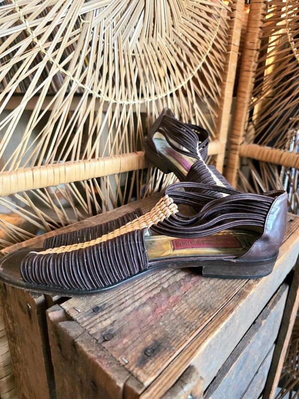 Vintage 80's Van de Poel Sandals