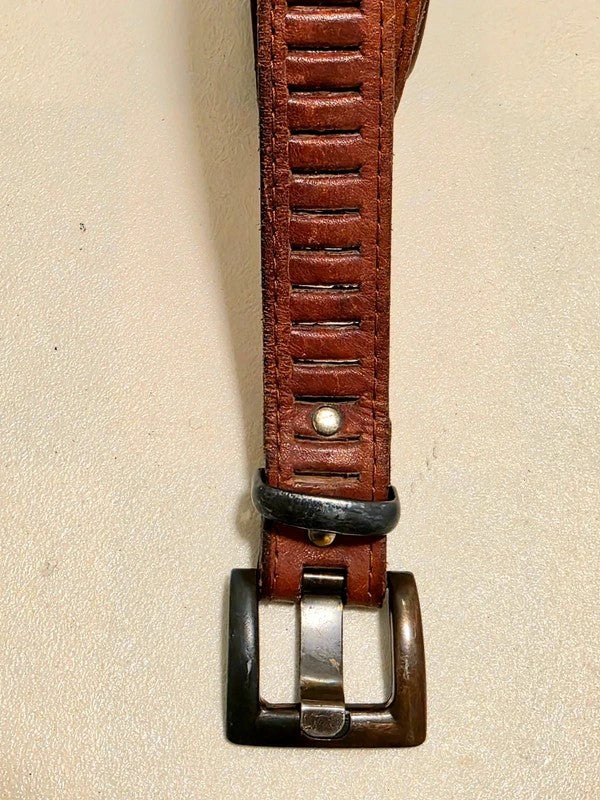 Vintage 80s Leather Belt