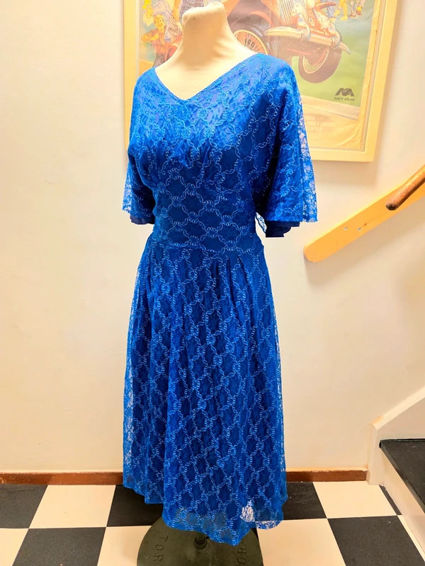Vintage 70´s / 80´s Lace Flared Sleeves Dress.