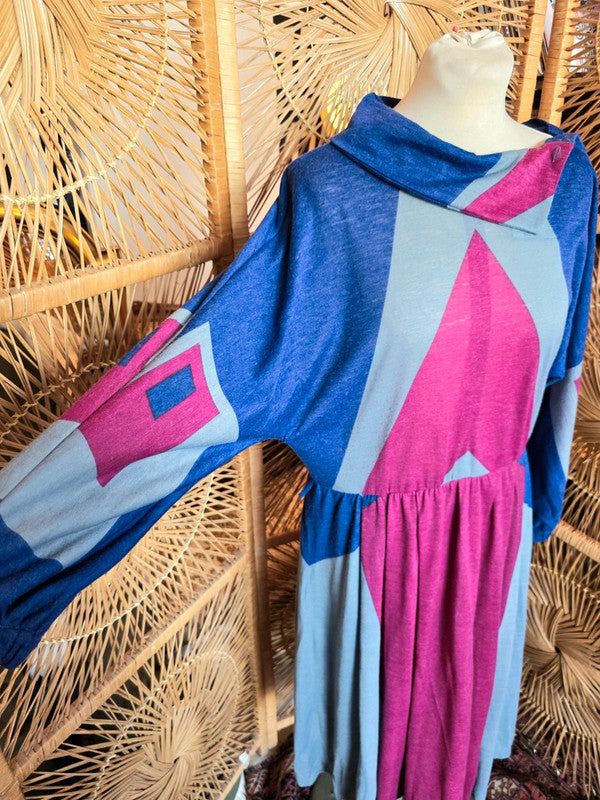 Vintage 1980's Batwing Dress