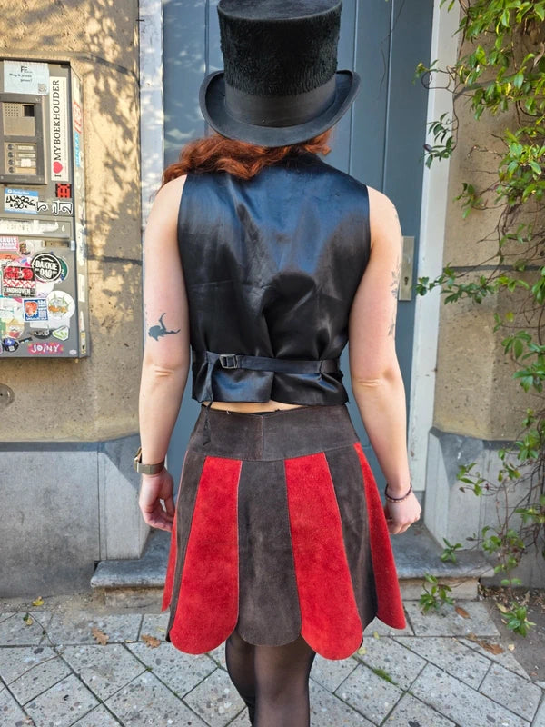Antique Victorian Felt Top Hat