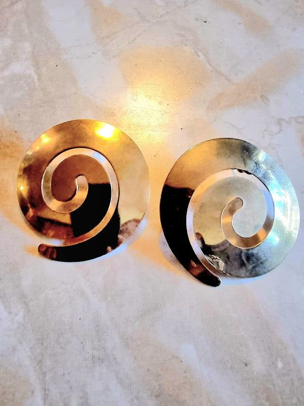 Vintage 80s Pierced Earrings