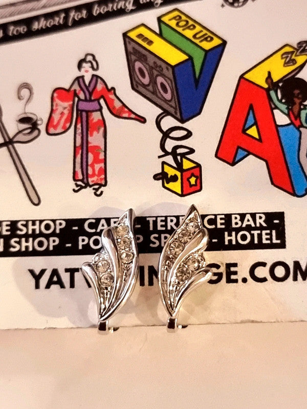 Vintage Wing Clip-On Earrings