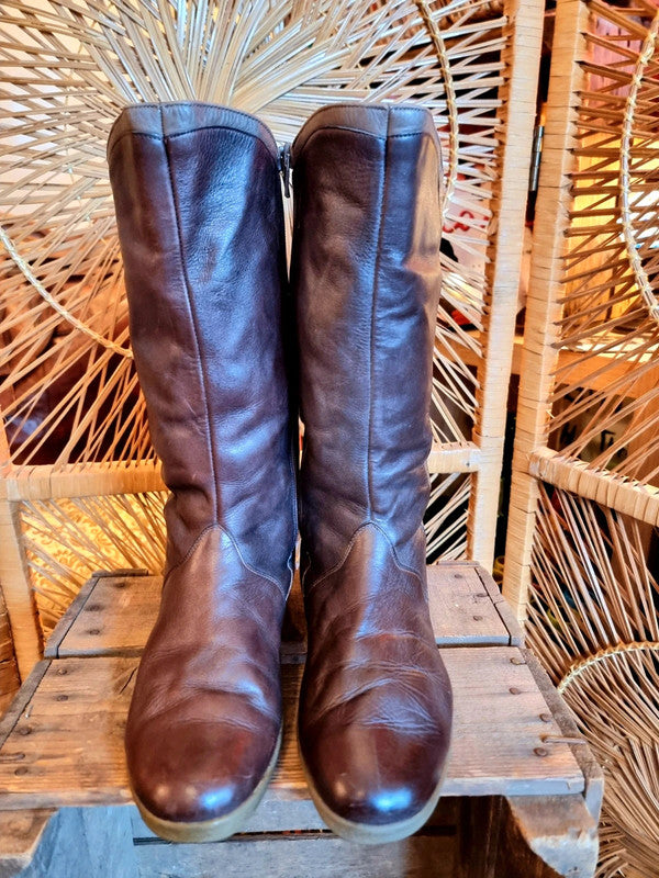 Vintage 70s Ara Wedge boots