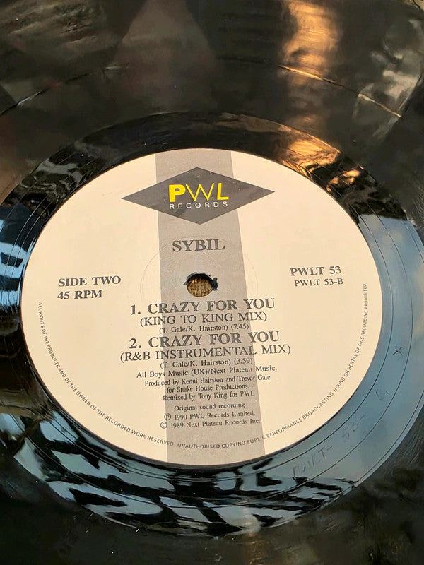 Sybil – Crazy For You Vinyl Record