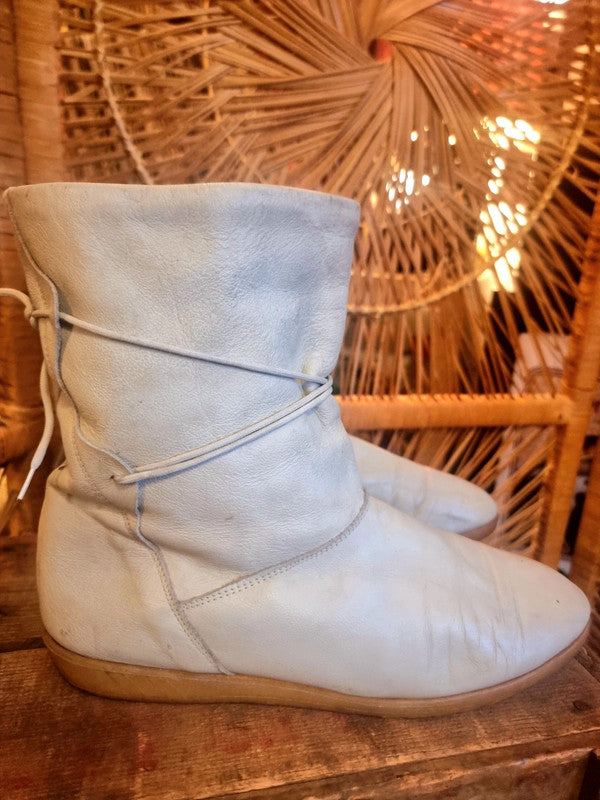 Vintage 80's Virgola Leather Boot