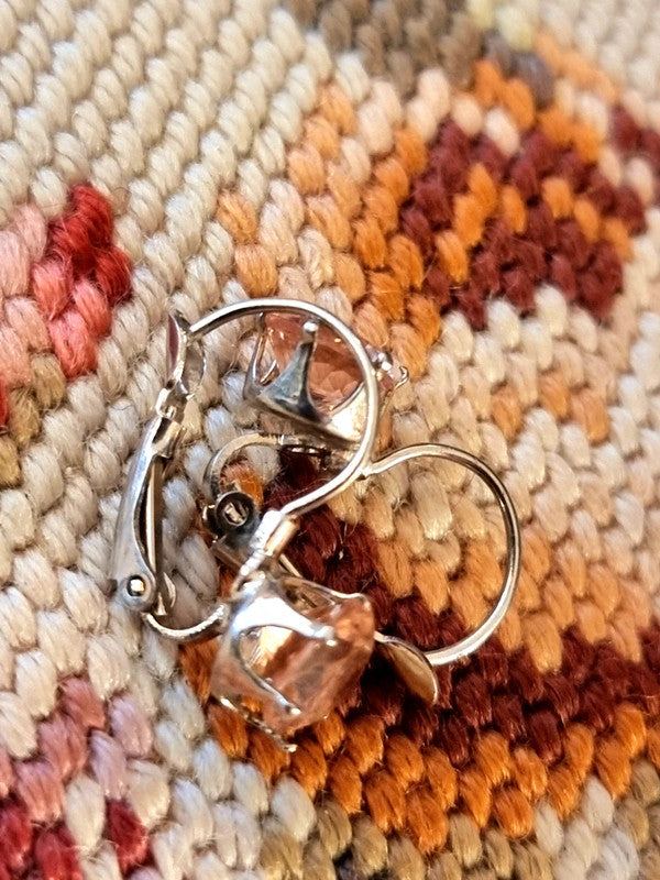 Vintage 80's Gemstone Earrings