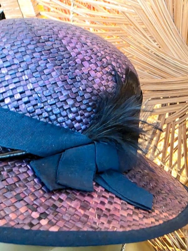 Vintage 40s Straw Sun Hat