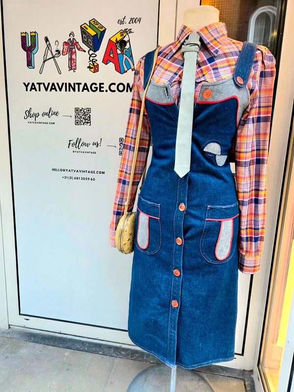 Vintage 70's / 80's Denim Dress