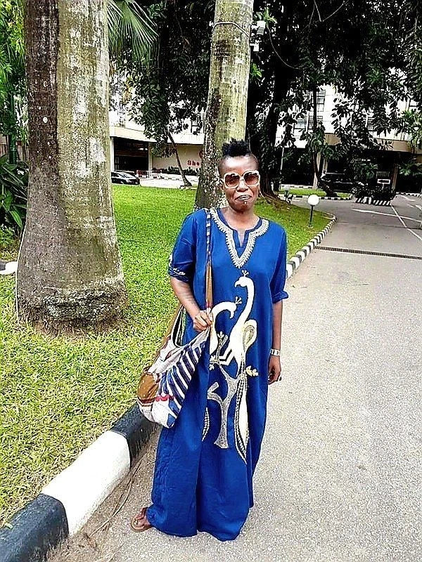 Vintage Kaftan Maxi Dress