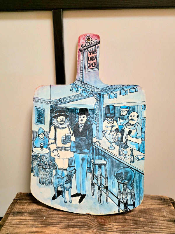 Vintage British-Made Cutting Board