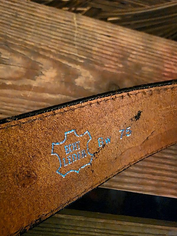 Vintage Real Leather Belt