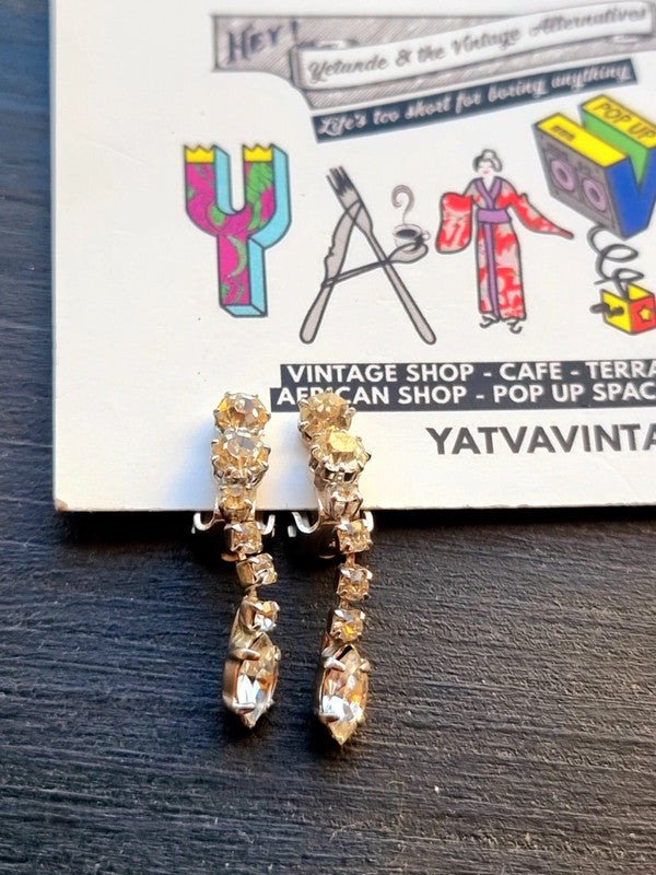 Vintage 80's Clip-On Earrings
