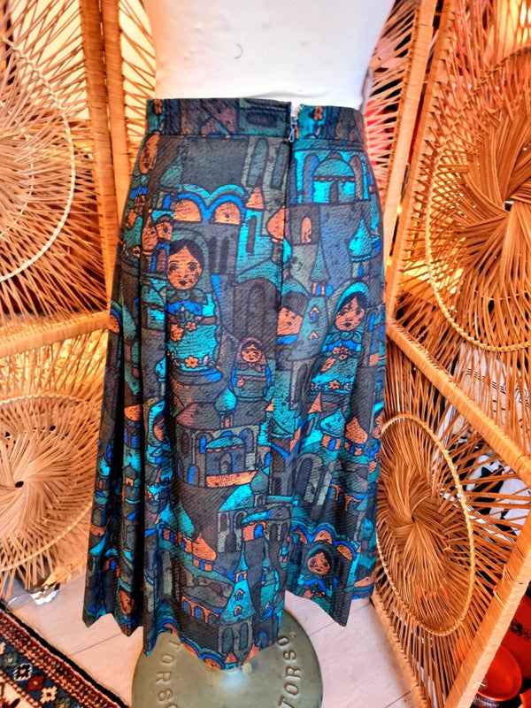 Vintage 80's Russian Doll Skirt