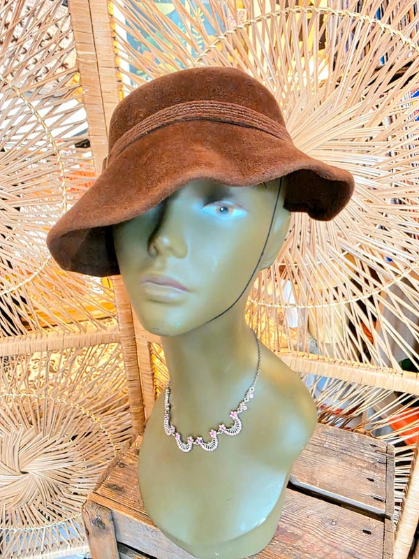 Vintage 50's Cloche Hat