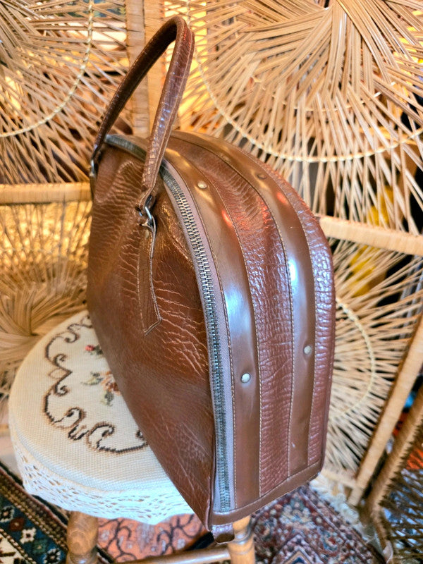 Vintage 70's Delcraft Travel Bag