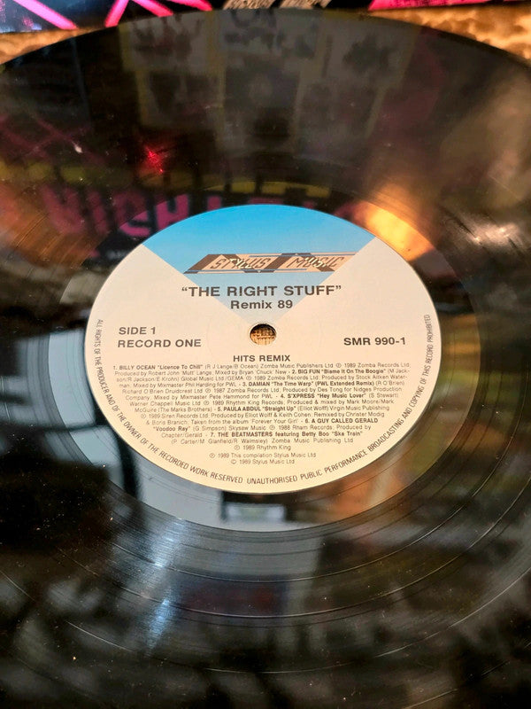 Various – The Right Stuff Remix 89 Vinyl Record