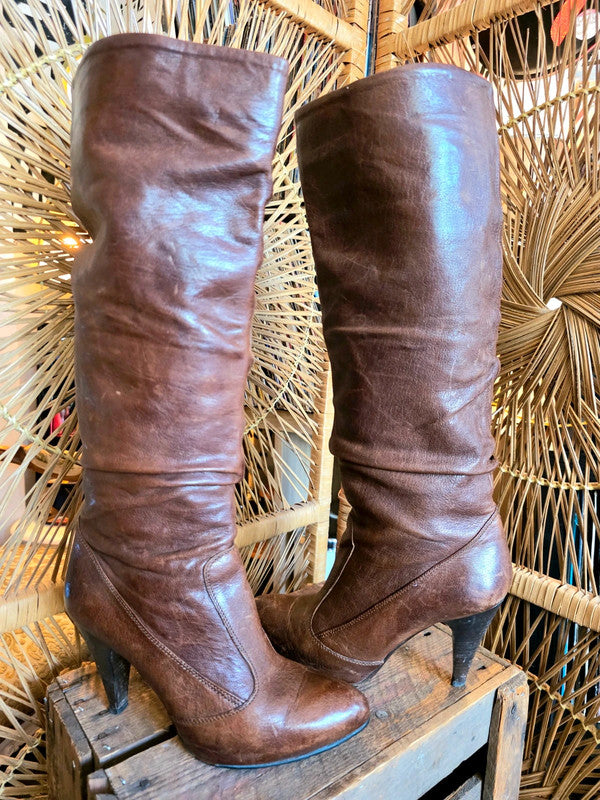 YatvaVintage: YV6196: Designer Janet & Janet Leather Boots