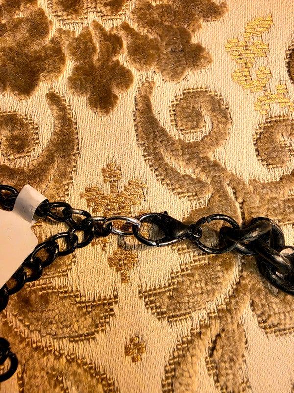 Vintage 80's Metal Necklace