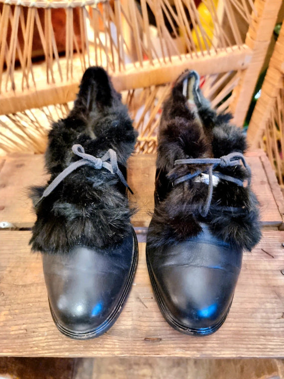 Vintage 1980s Spiess Modell Slip on Shoes