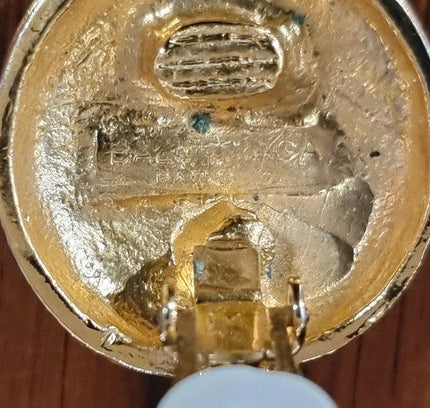 Vintage 80's Balenciaga Clip-On Earrings