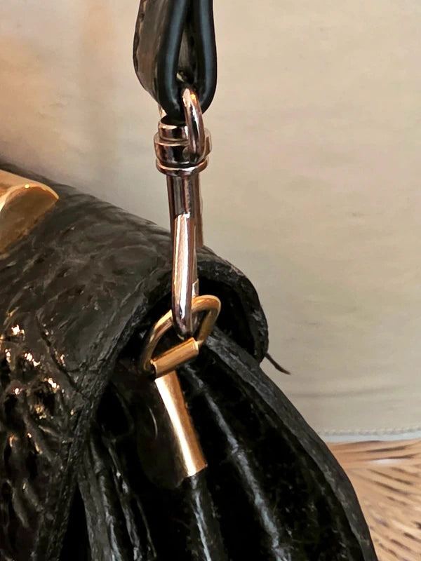 Vintage 80's Genuine Leather Handbag